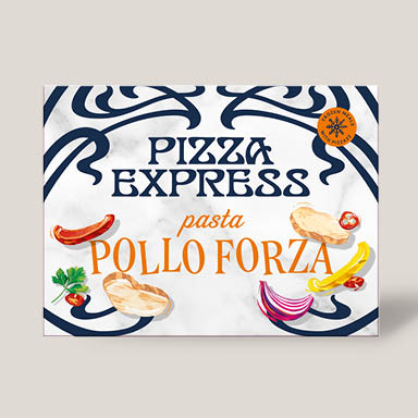 PizzaExpress Frozen Pasta Pollo Forza