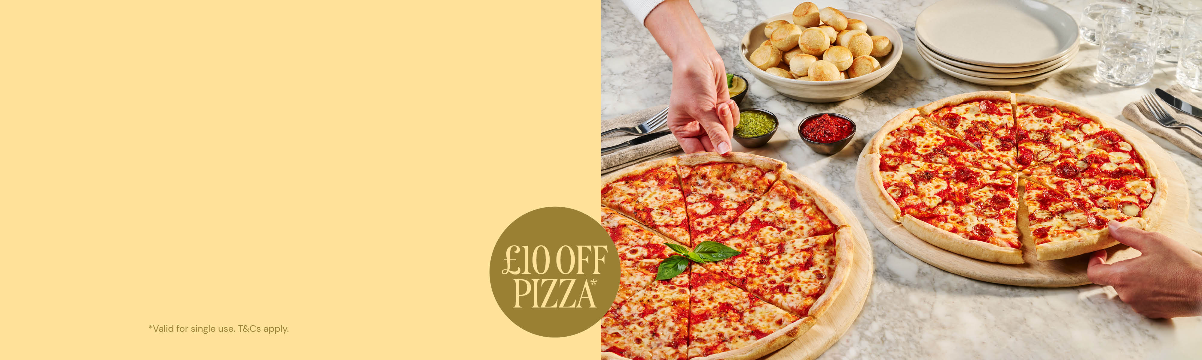 Pizza Express - Avail Up to £10 discount